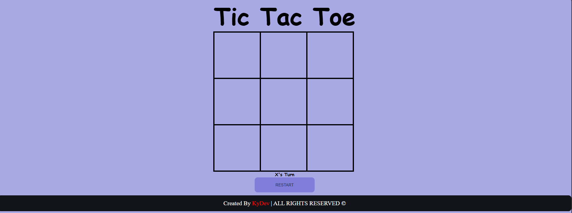TicTacToe Game